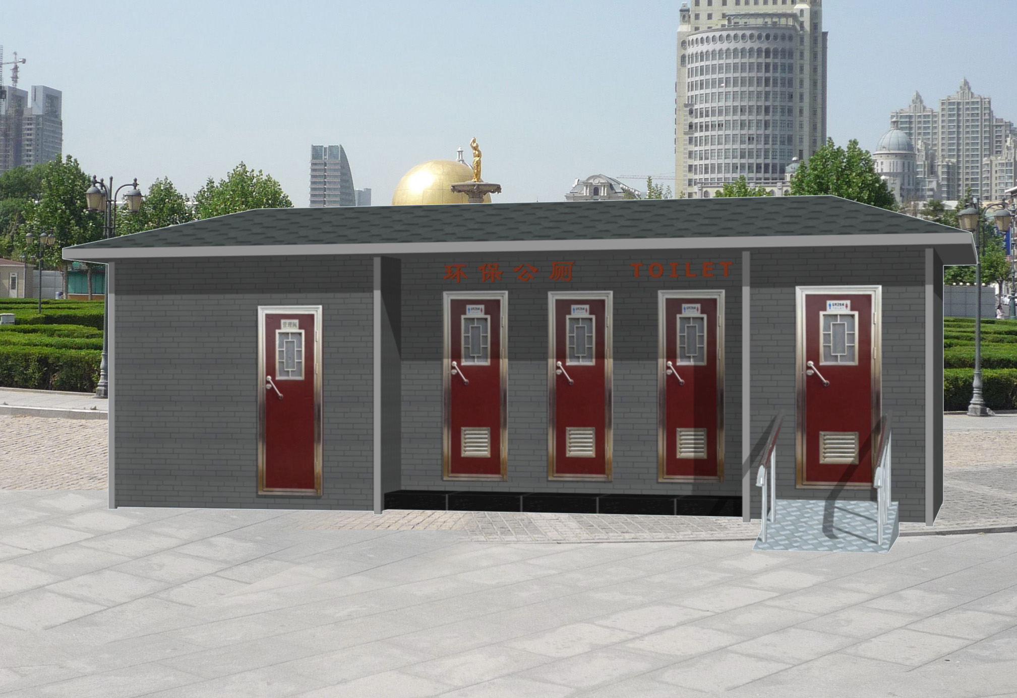 移動廁所效果圖三 移動廁所效果圖三